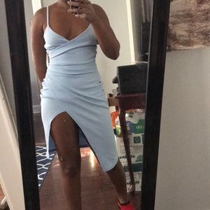 Light blue party dress